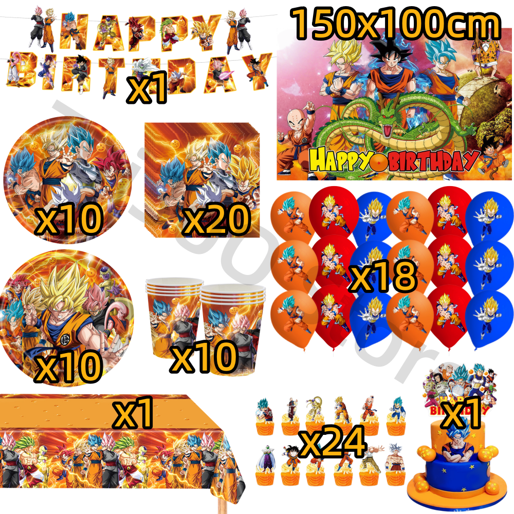 Party Games Baby Shower - Anime Dragon Ball Themed Birthday Party
