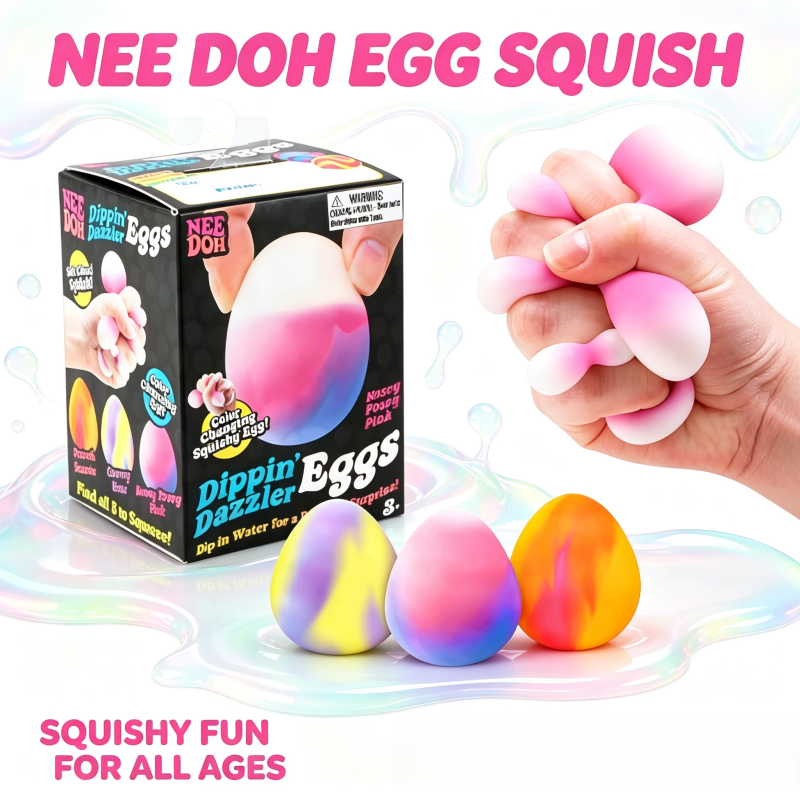 Party Games Easter Egg - New Nee Doh Golden Egg Hunt