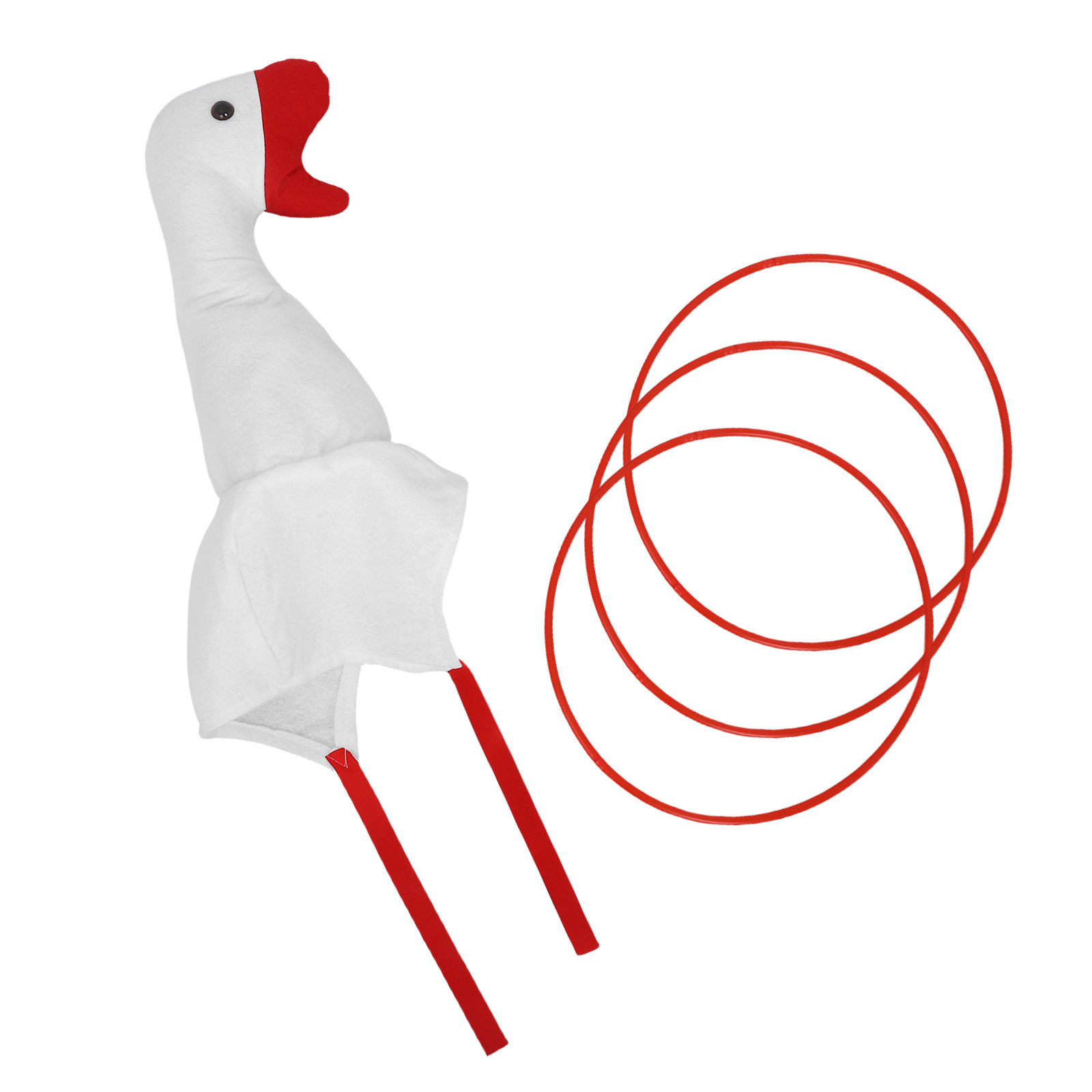 Play Friends Party Games - 1Set Goose Shaped Ring Toss Game