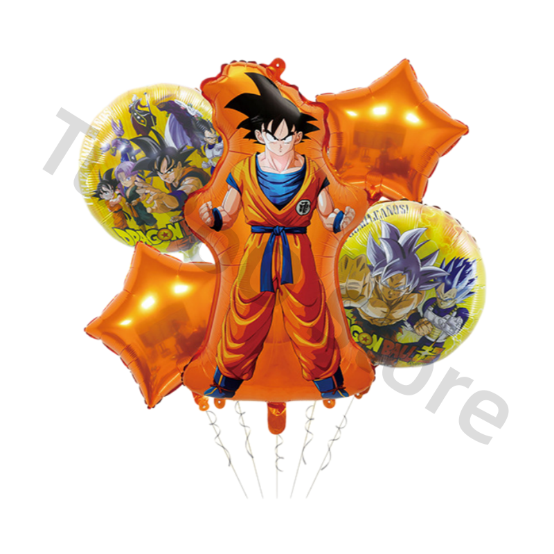 Anime Dragon Ball Themed Birth - Party Games Baby Shower reseña y precio