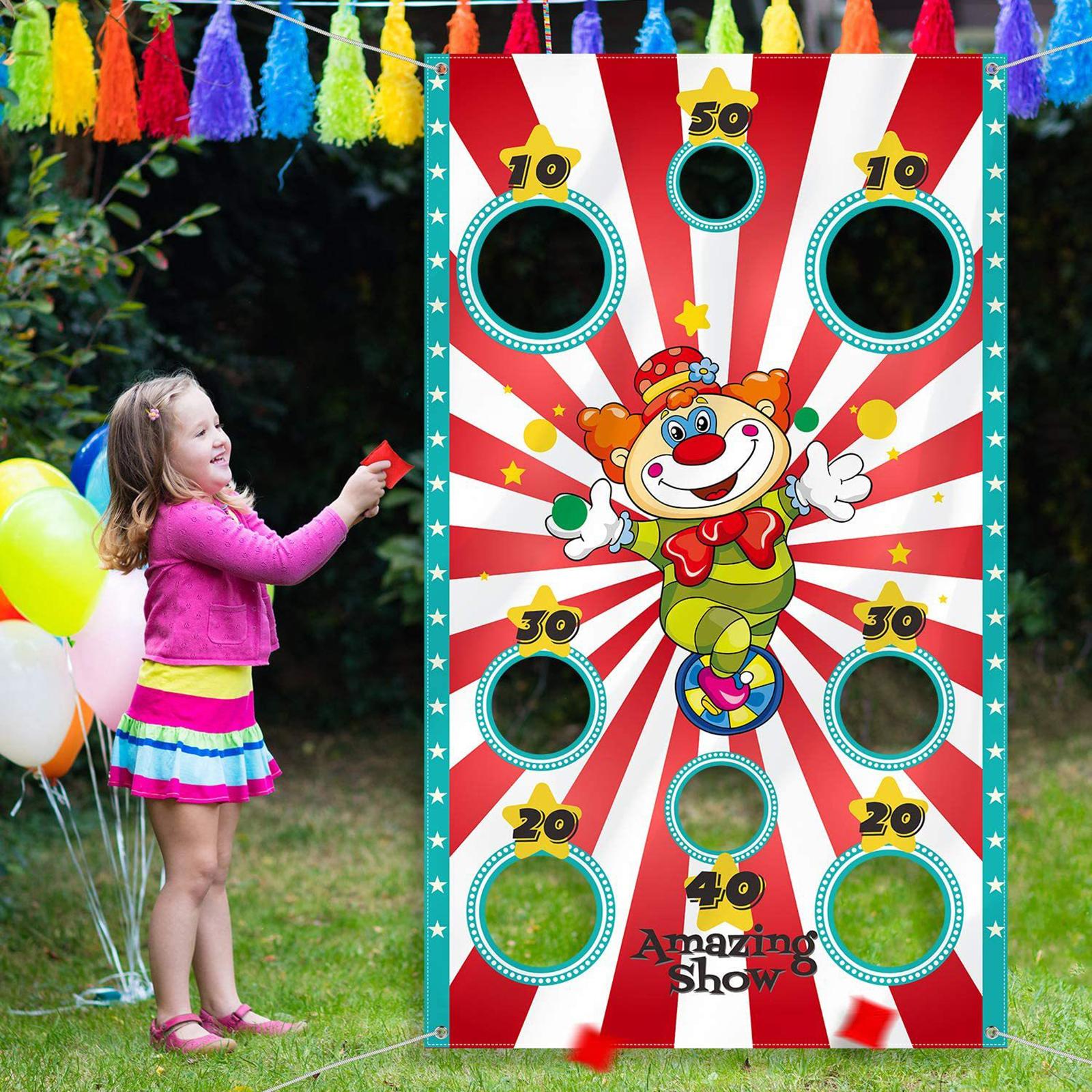 Toss Bean Bags Board Corn Hole - Party Games Baby Shower reseña y precio