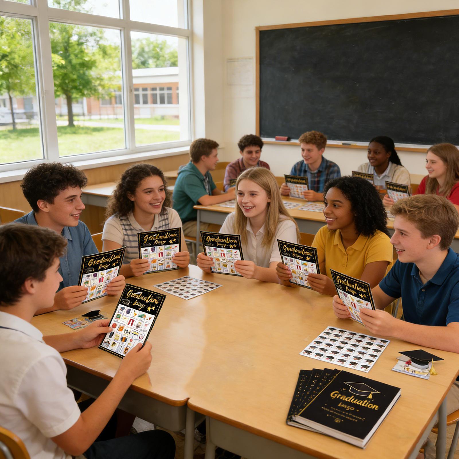Graduation Bingo Game 24-Playe - Party Games College reseña y precio