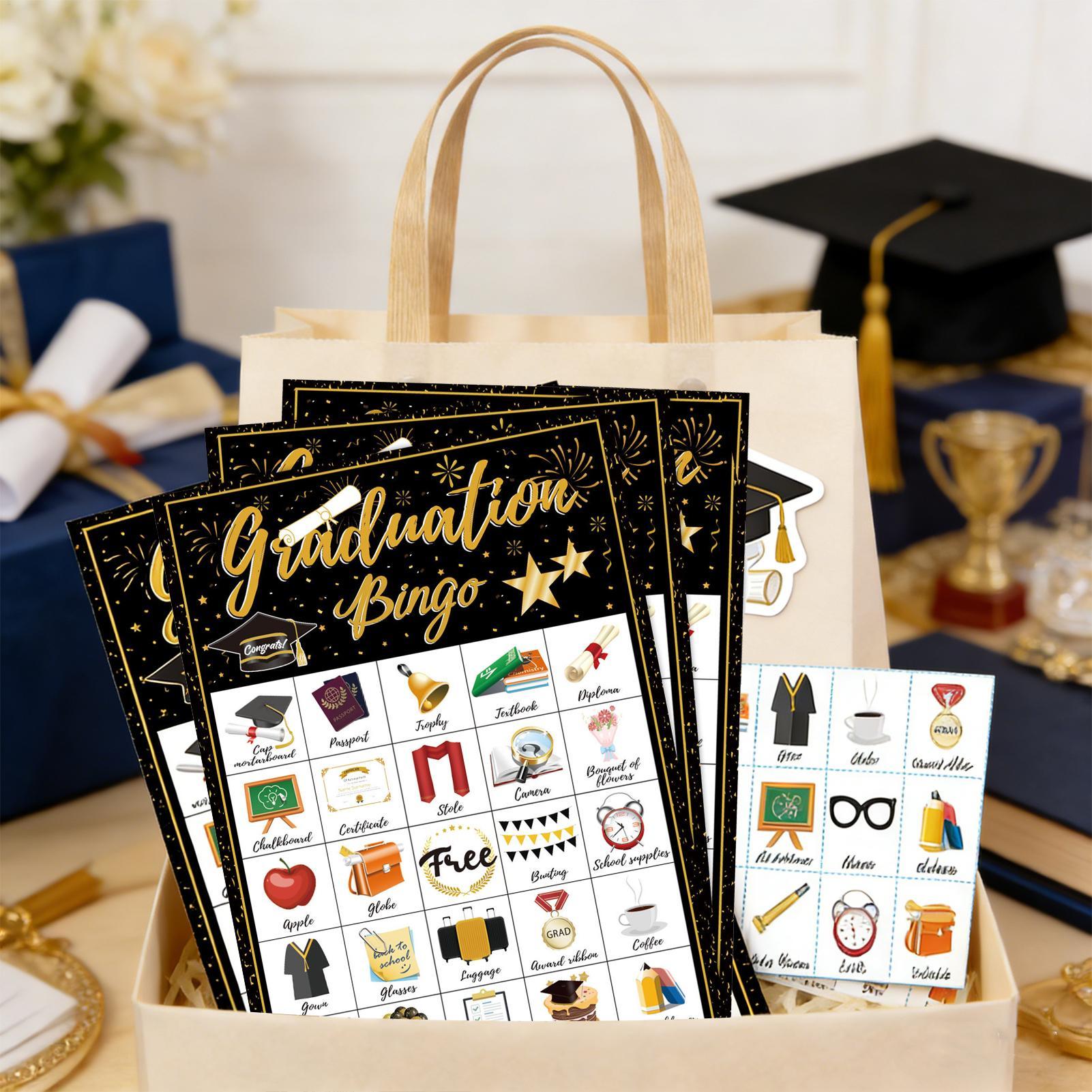 Graduation Bingo Game 24-Playe - Party Games College reseña y precio