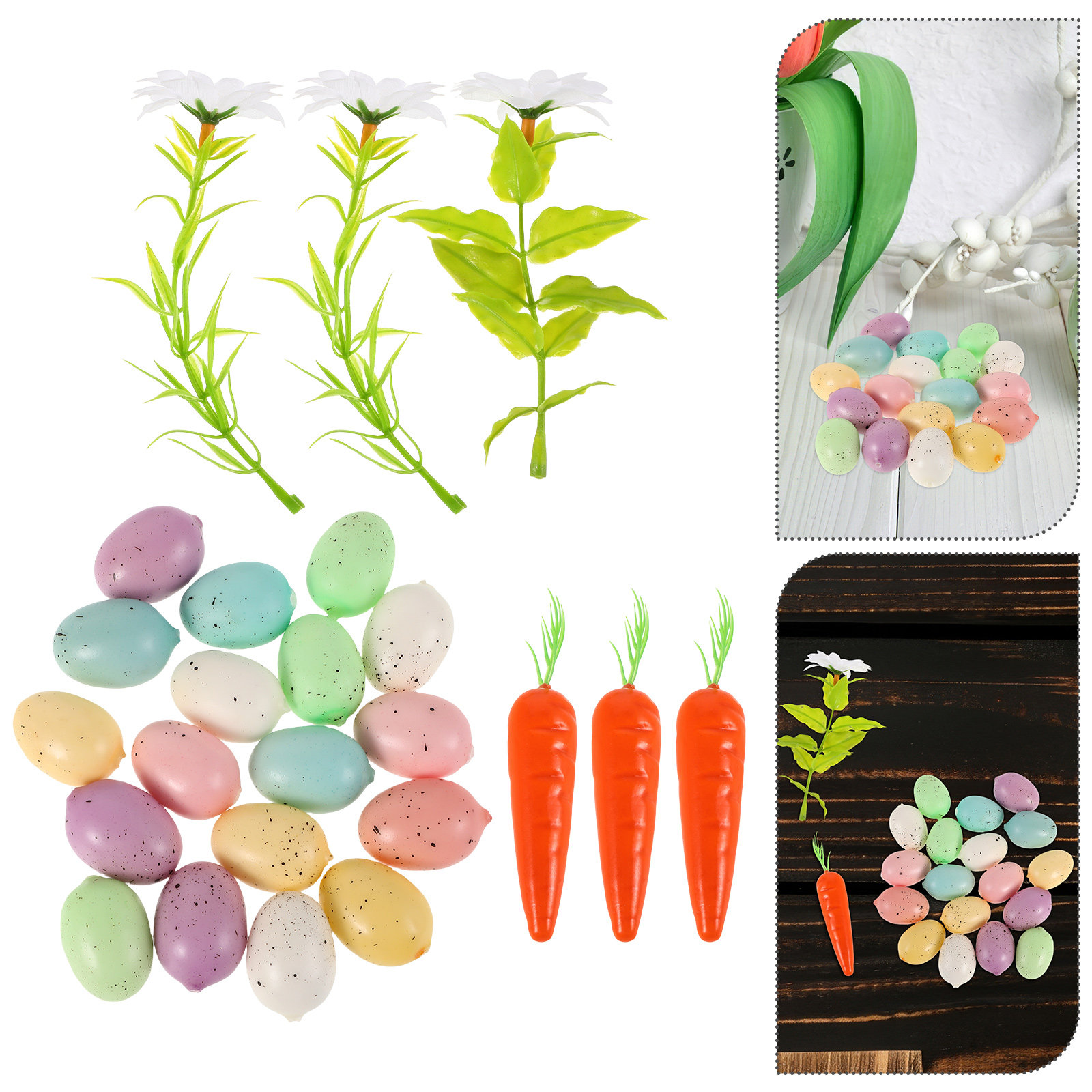 1Set Easter Egg Carrot Decorat - Party Games Easter Egg reseña y precio