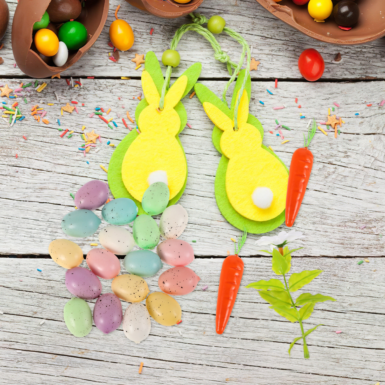 1Set Easter Egg Carrot Decorat - Party Games Easter Egg reseña y precio