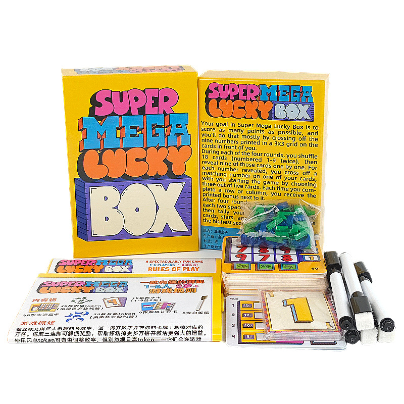 Super Mega Lucky Box Board Gam - Party Games Box reseña y precio