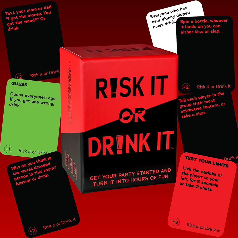 Risk It Or Drink It Fun Party  - Party Games College reseña y precio