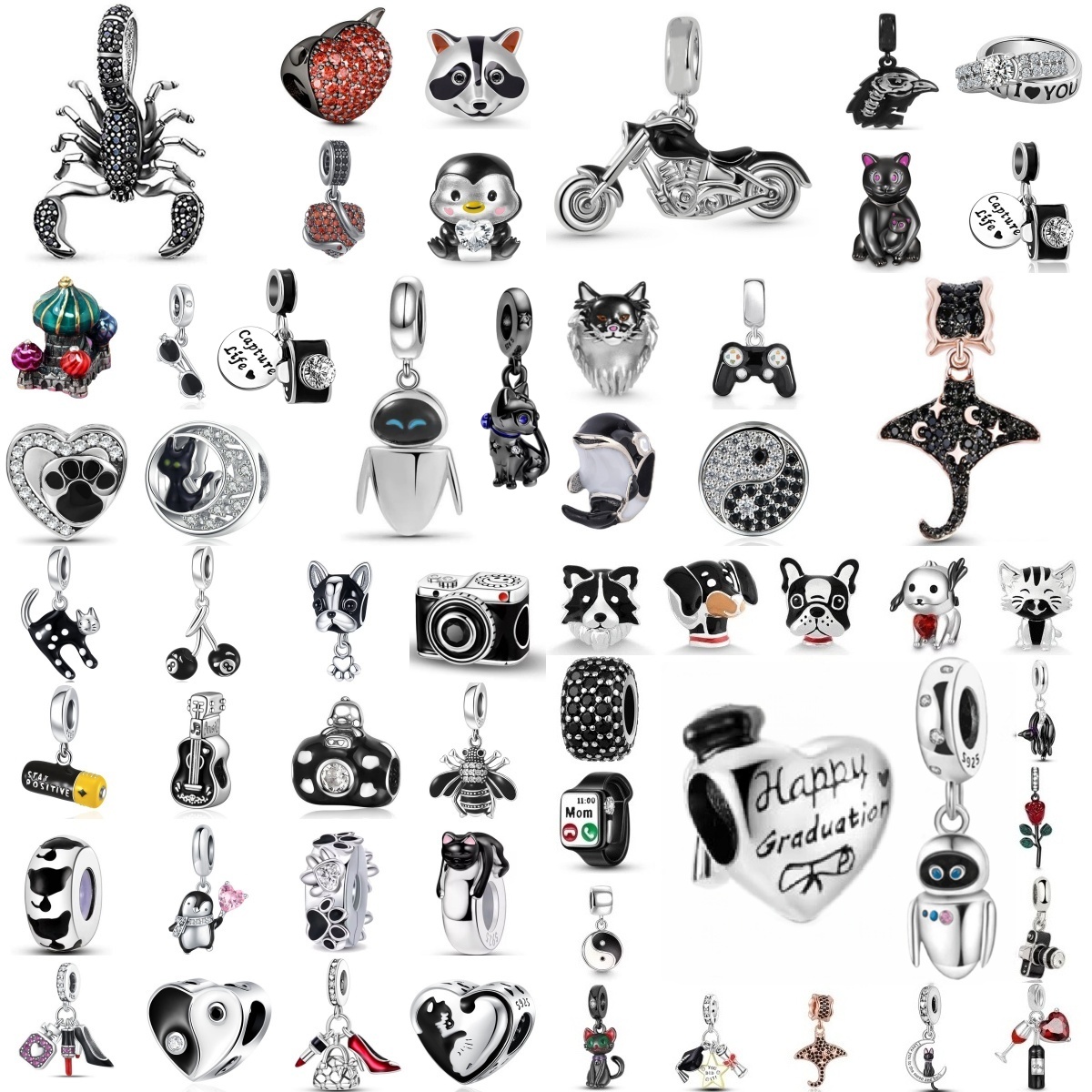 Charm 925 Silver Black Series  - Party Games On Switch reseña y precio