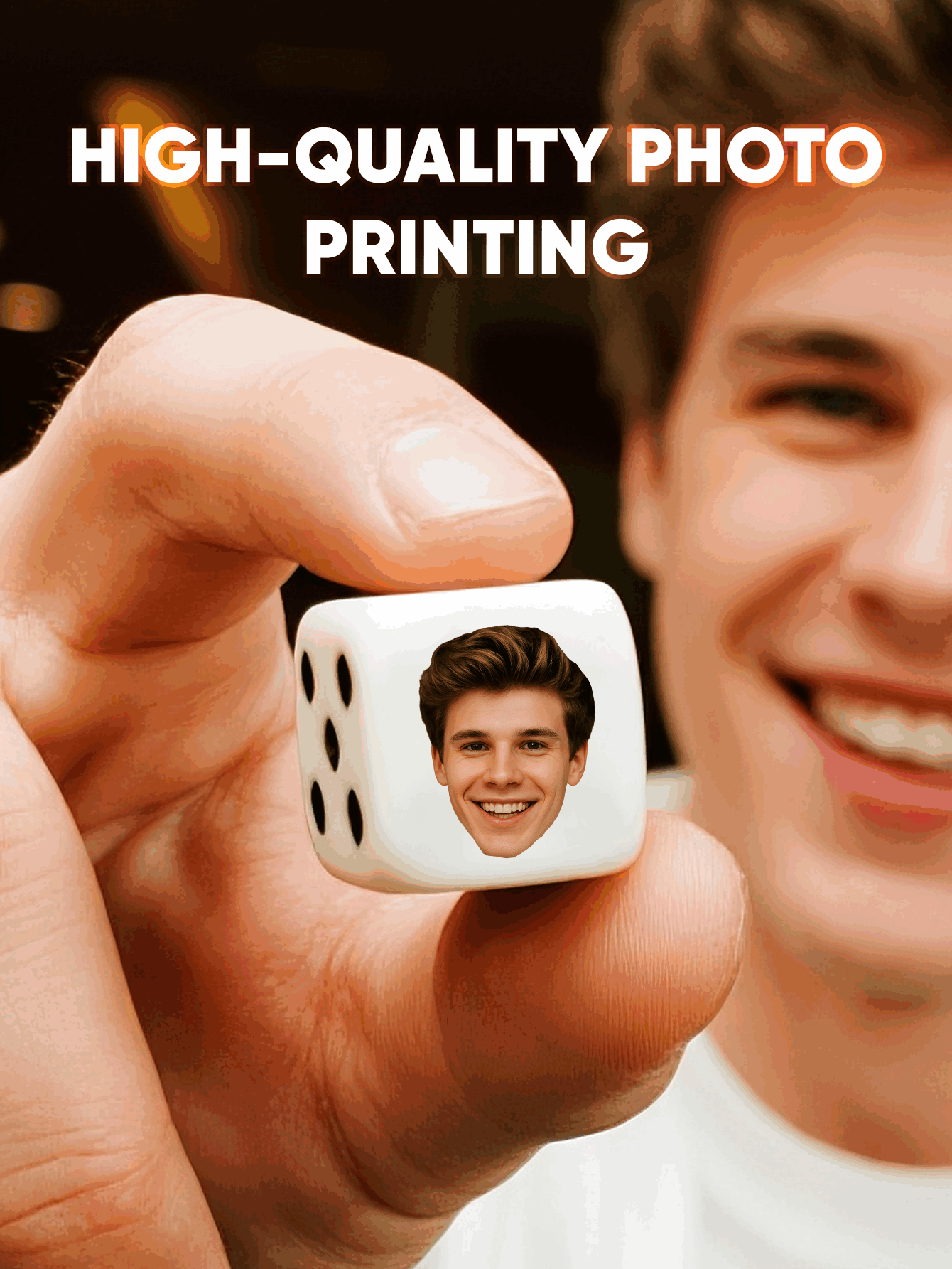 Custom Face Dice Personalized  - Party Games Baby Shower reseña y precio