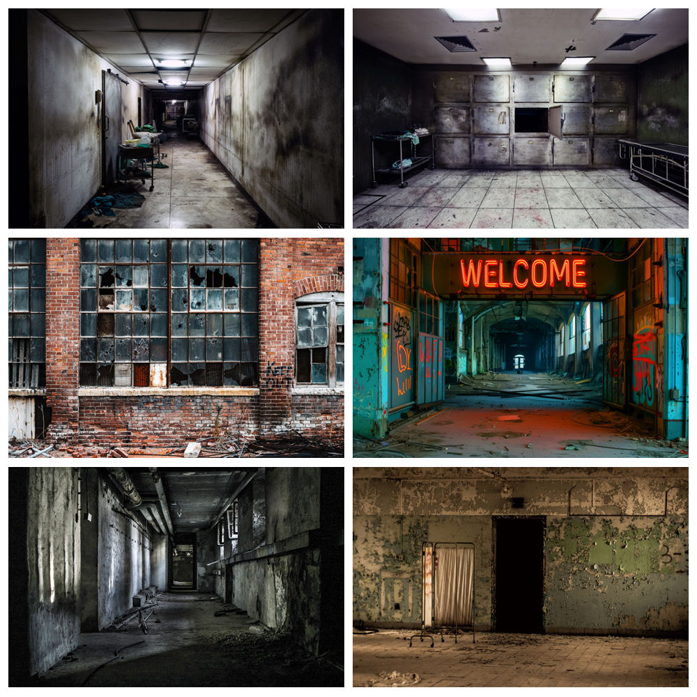 Horror Halloween Decor Backgro - Party Games Lab reseña y precio