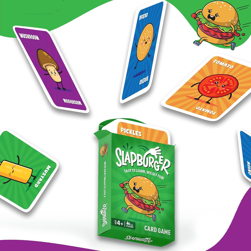 Slapburger Card Game - Fast-Pa - Play Friends Party Games reseña y precio