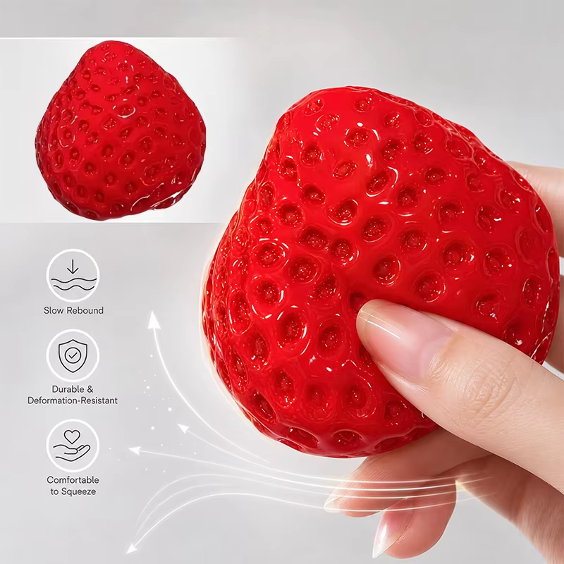 Squishy Big Strawberry Squeeze - Party Games Entertainer reseña y precio