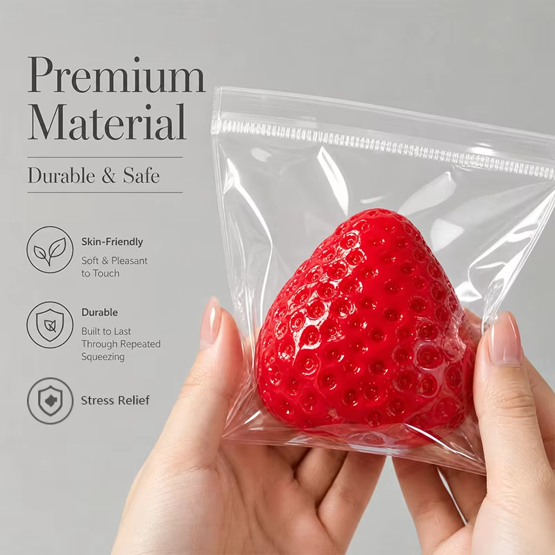 Squishy Big Strawberry Squeeze - Party Games Entertainer reseña y precio