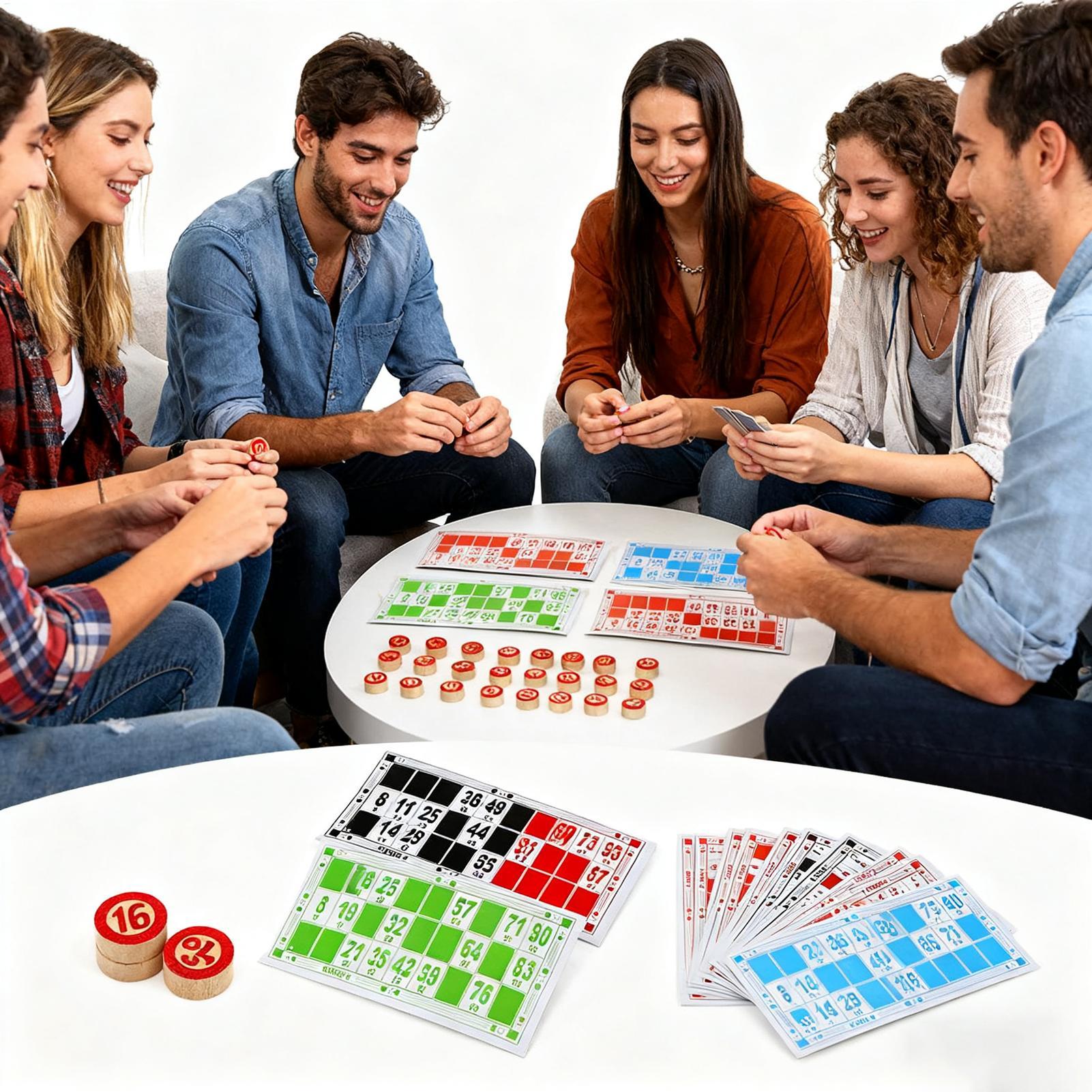 Vintage Wooden Bingo Game Set  - Party Games Easy reseña y precio