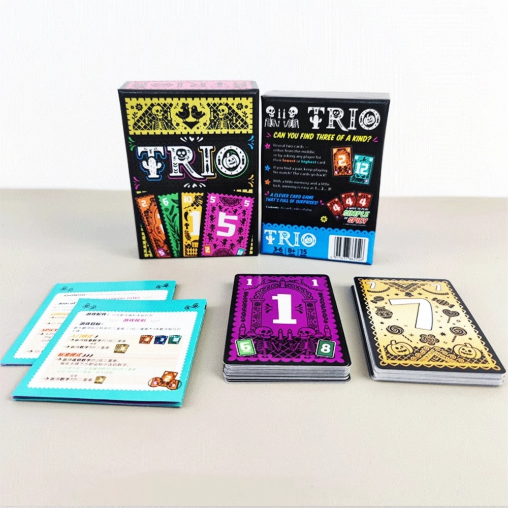 Strategic Card Board Game TRIO - Party Games Entertainer reseña y precio