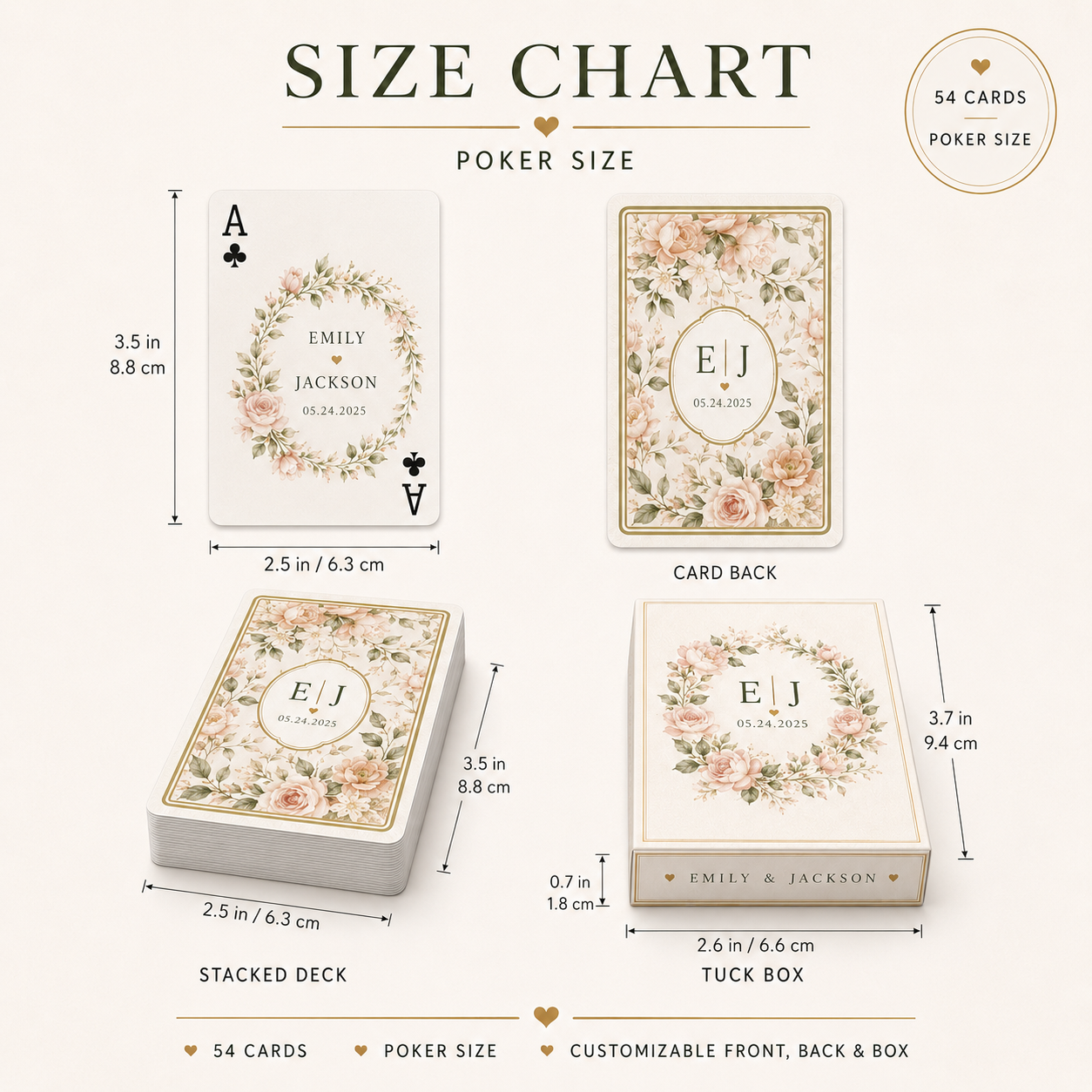 Custom Poker Playing Cards Per - Party Games Girls Night reseña y precio