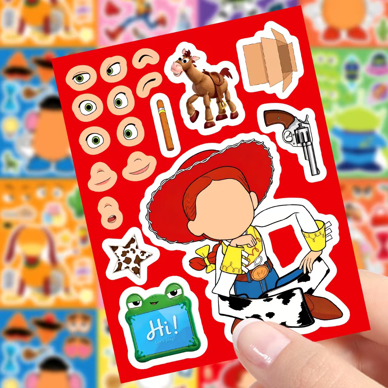 1 box of 8 sheets Make a Face  - Party Games Box reseña y precio
