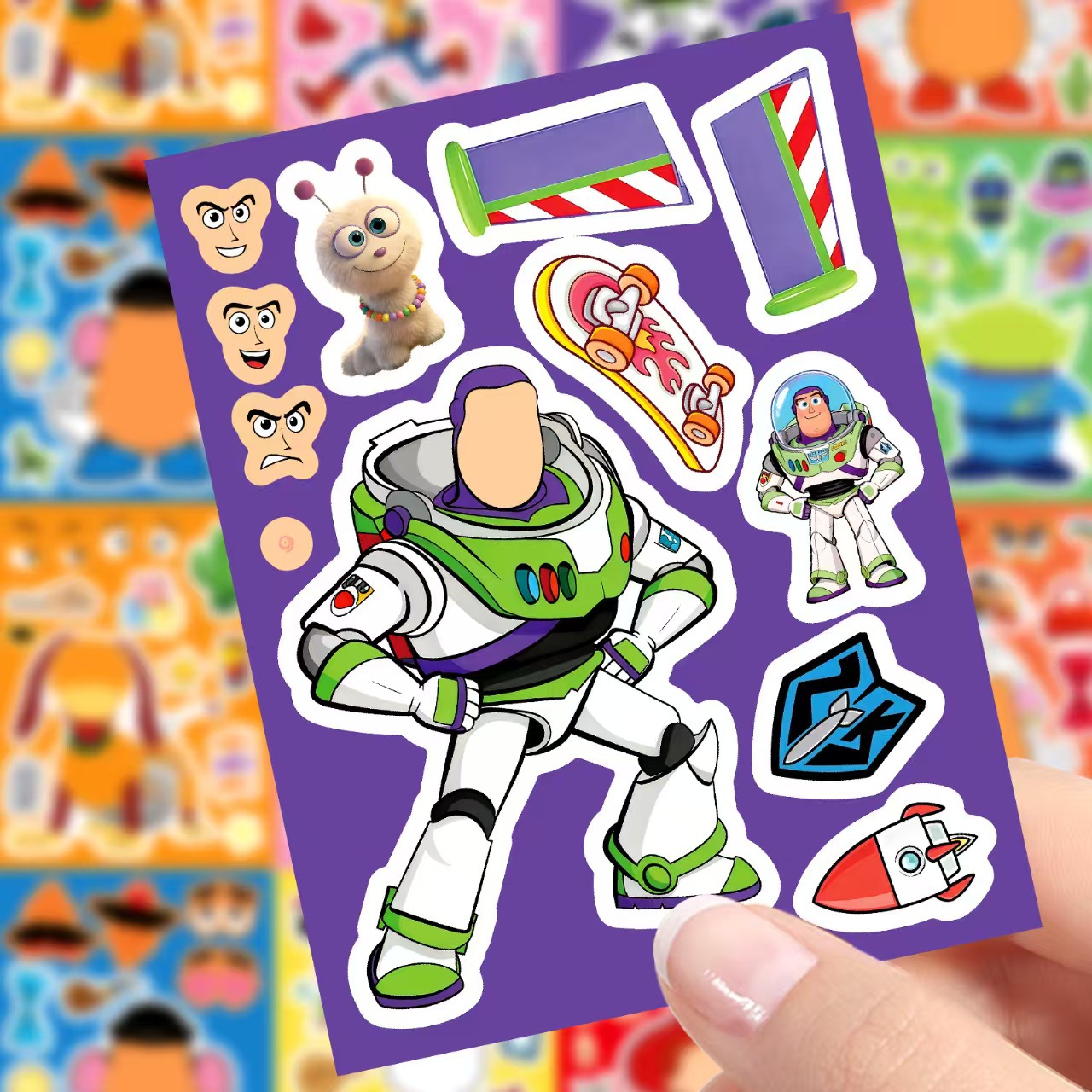 1 box of 8 sheets Make a Face  - Party Games Box reseña y precio