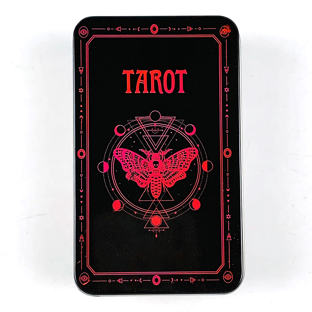 Occult Tarot In A Tin Metal Bo - Book Party Games reseña y precio