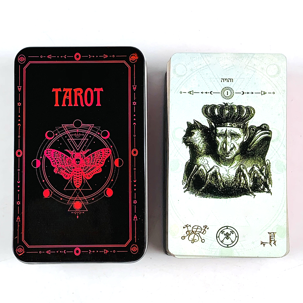 Occult Tarot In A Tin Metal Bo - Book Party Games reseña y precio
