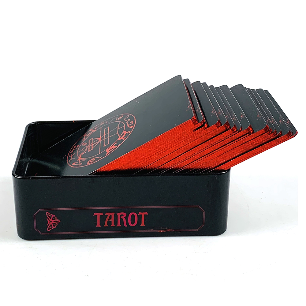 Occult Tarot In A Tin Metal Bo - Book Party Games reseña y precio