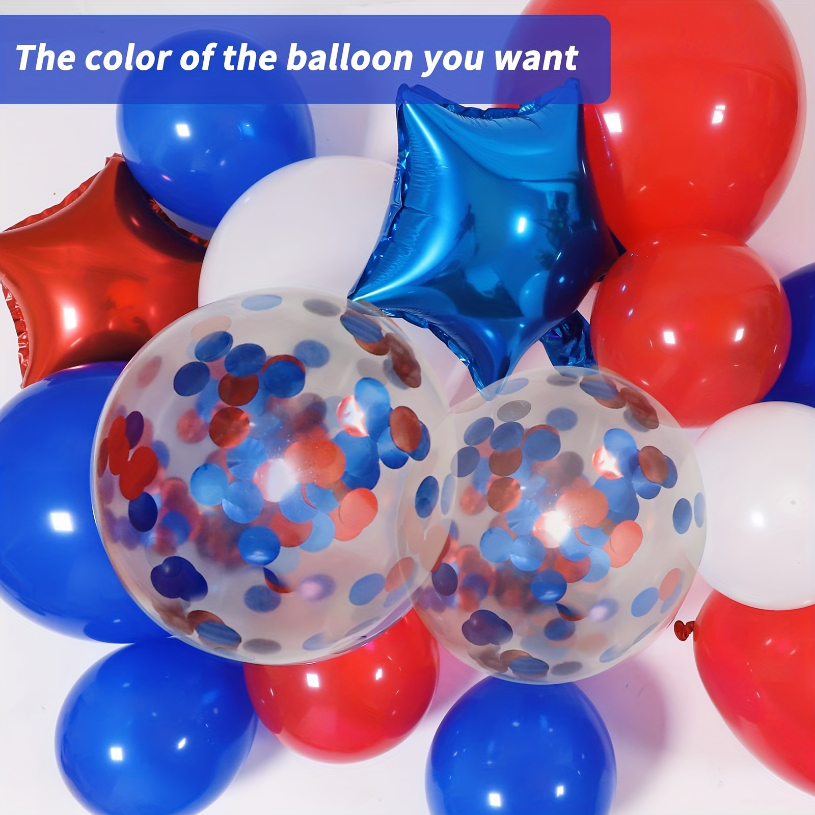 158pcs Red White Blue Patrioti - Party Games Easy reseña y precio