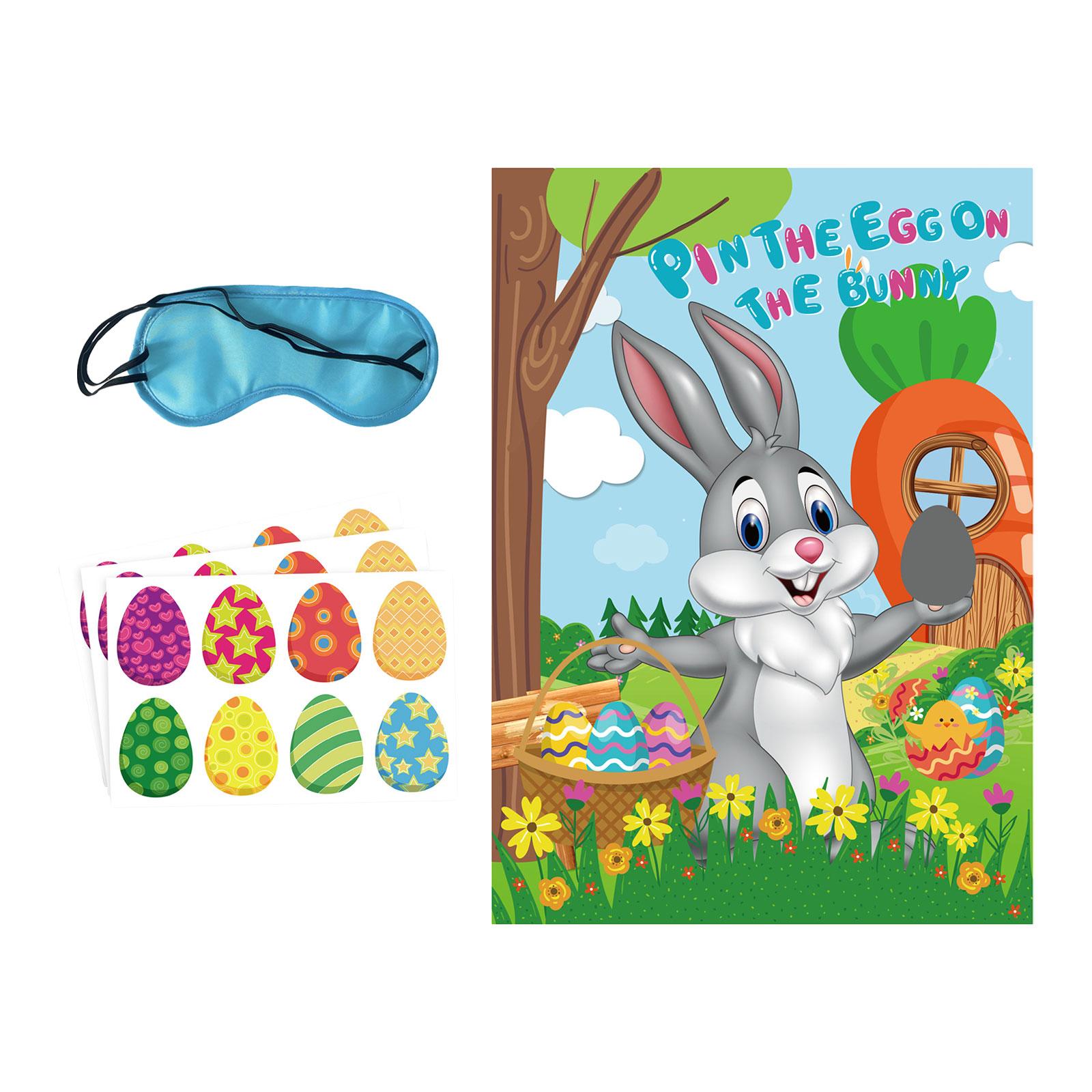 Pin The Egg on The Bunny Easte - Party Games Easter Egg reseña y precio
