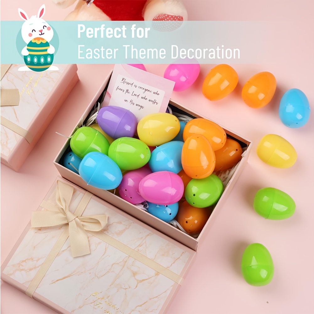 100PCS Plastic Easter Eggs Fil - Party Games Easter Egg reseña y precio