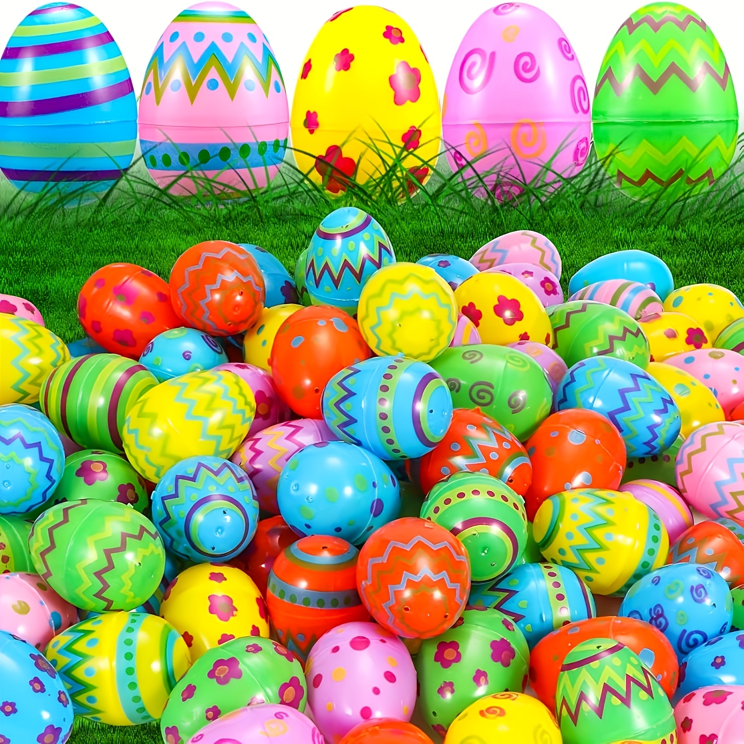 12/24PCS Golden Easter Eggs Pl - Party Games Easter Egg reseña y precio