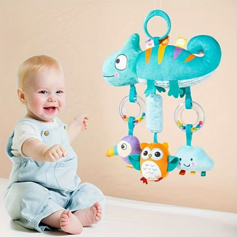Soft Cartoon Animal Hanging Ra - Party Games Baby Shower reseña y precio