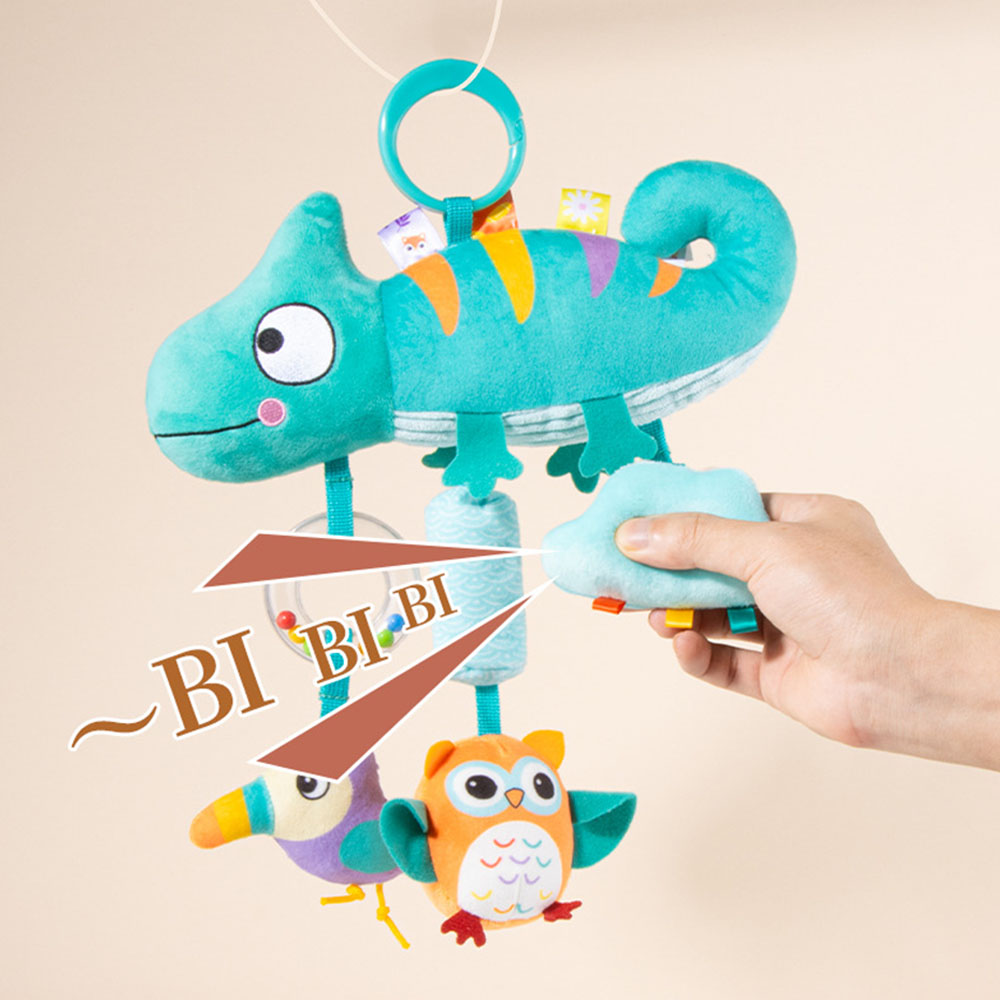 Soft Cartoon Animal Hanging Ra - Party Games Baby Shower reseña y precio