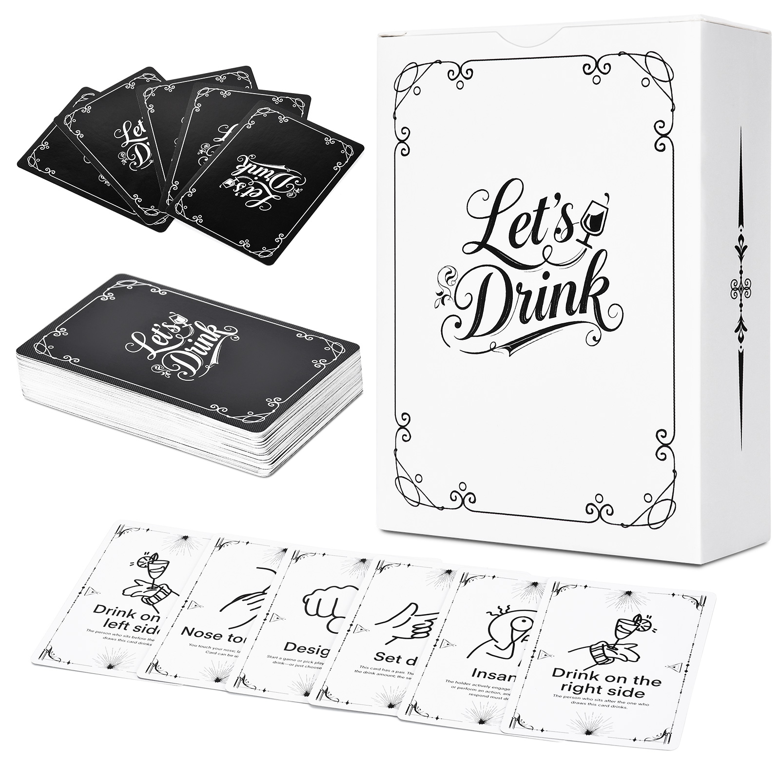 Adult Drinking Game Cards – 52 - Party Games College reseña y precio