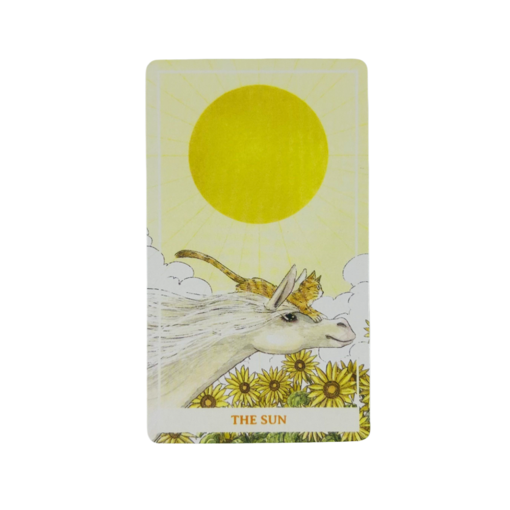 Sunny Orange Cat Tarot Deck A  - Party Games Sunny reseña y precio