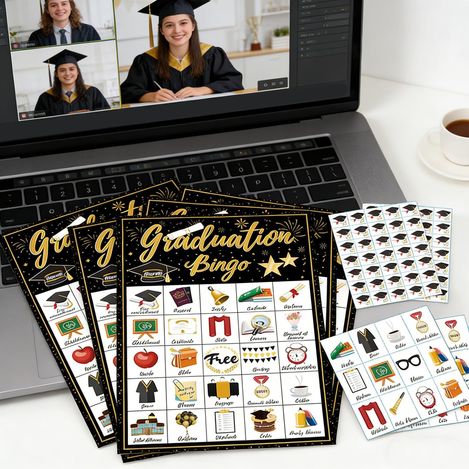 Graduation Party Bingo Cards 2 - Party Games College reseña y precio